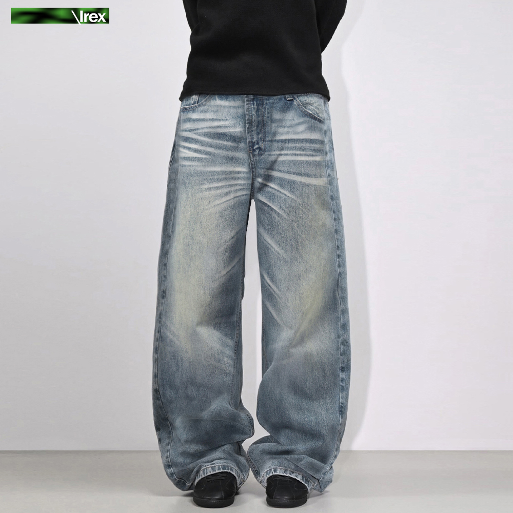 一开左右的02战斗牛王牛仔裤