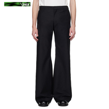 IREX*Capper同款秋冬微喇西裤男cleanfit高街黑色抗皱垂感休闲裤