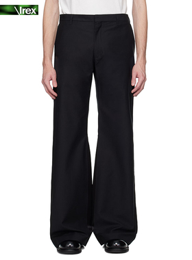 IREX【枪枪同款】秋冬微喇西裤男cleanfit高街黑色抗皱垂感休闲裤