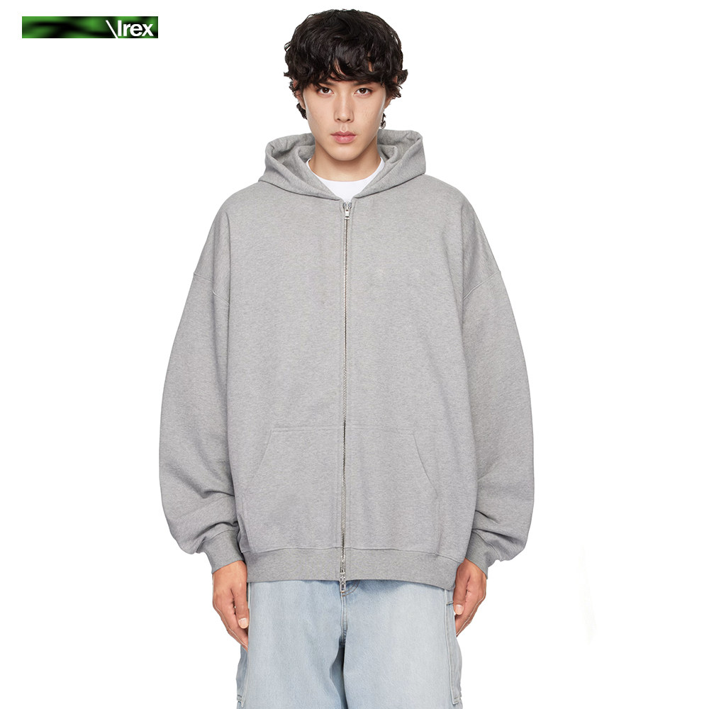 春秋cleanfit纯色连帽卫衣