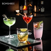 鸡尾酒杯 美国BOMSHBEE邦舒比 Ritz系列轻奢水晶玻璃杯 洋酒杯