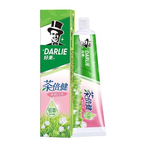 DARLIE好来茶倍健茉莉白茶香牙膏