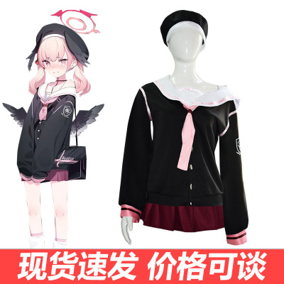 蔚蓝档案cos服下江小春cosplay动漫服装万圣节服饰
