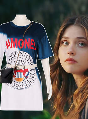 新电影My Fault 我的错误cosplay服装同款角色 诺亚cos服涂鸦短袖