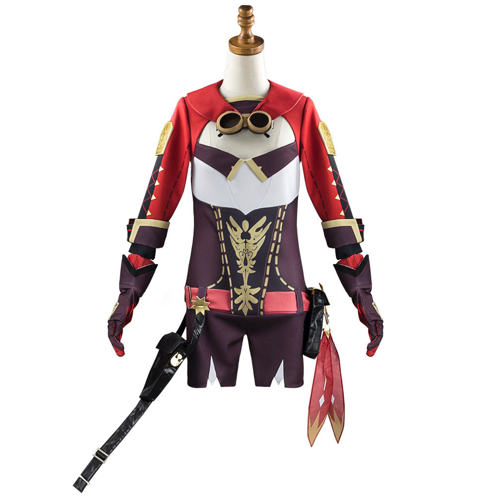 原神安柏cos服西风骑士团可爱风套装假发cosplay角色扮演动漫服装图片