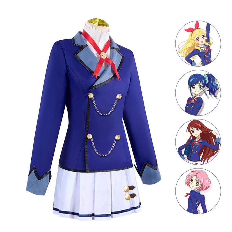 偶像活动星宫莓cos服雾矢葵紫吹兰北大路樱校服二次元cosplay表演
