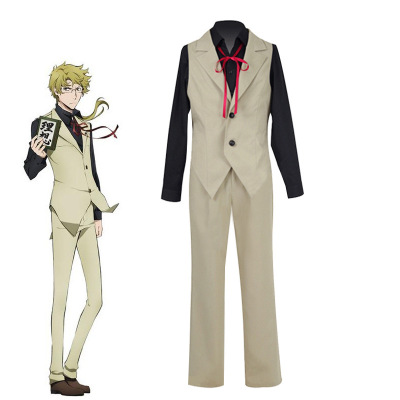文豪野犬 国木田独步cos服 武装侦探社成员cosplay服万圣节表演服