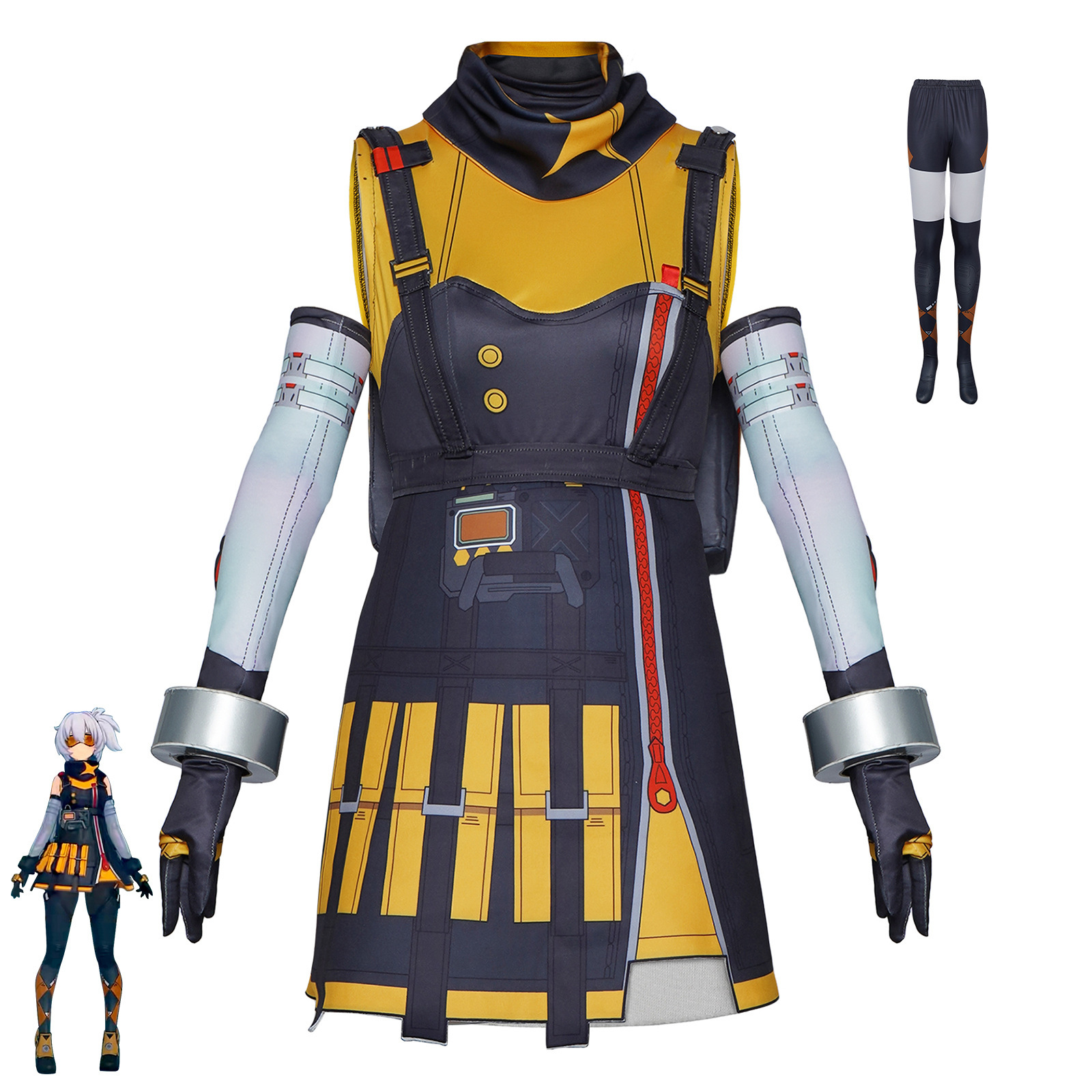 绝区零cos服11号动漫游戏女工装甜酷风cosplay舞台表演服