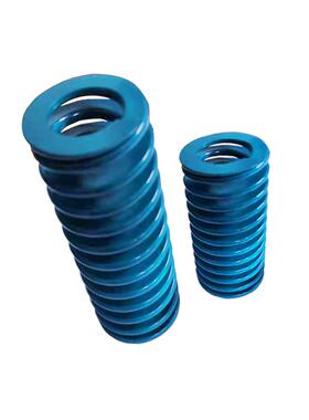 模具蓝色矩形弹簧轻负荷外径扁线弹簧65Mn蓝弹簧D25/30/35/38
