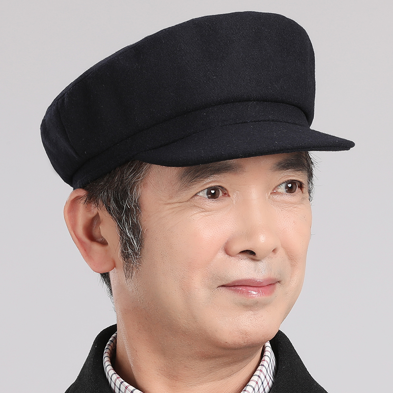 中老年人中山帽男春夏季平顶帽