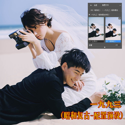 一九九三复古港风昭和预设LR胶片预设复古人像滤镜PS/ACR配置预设