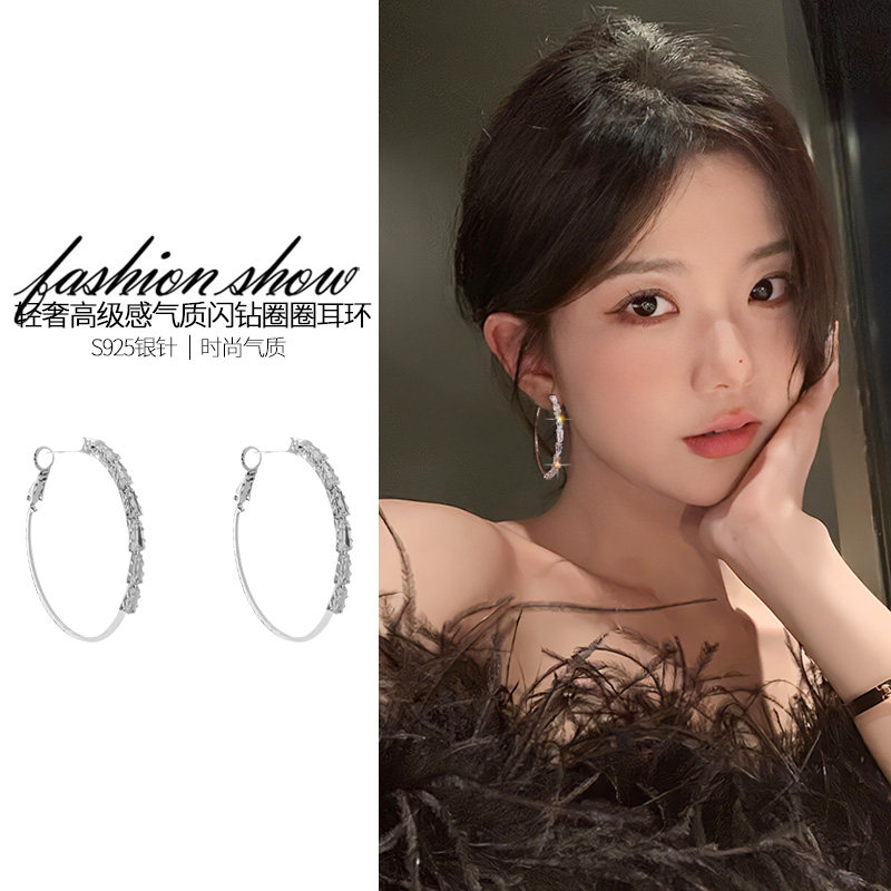 轻奢高级感耳环女s925银针