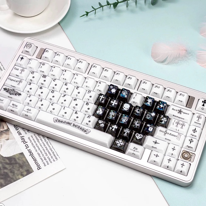 克罗心爱心键帽21键PC