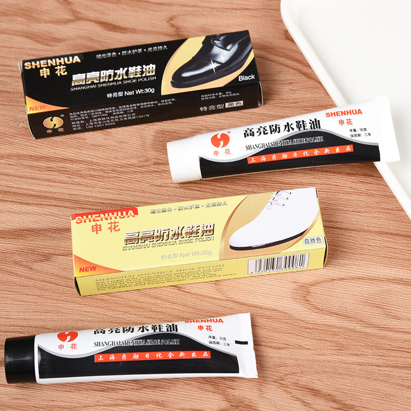 新款 申花鞋油多功能皮革护理油鞋蜡真皮保养油鞋刷/鞋擦宜源