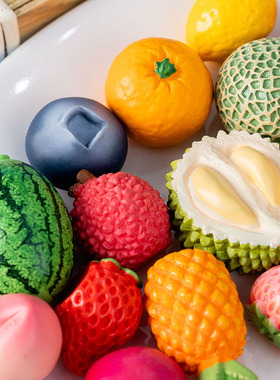 微景观造景小摆件仿真水果48款桌