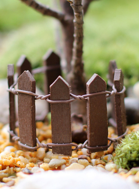 促销苔藓微景观可弯曲多色围栏园艺多肉盆栽栏栅装饰摆件摄影道具