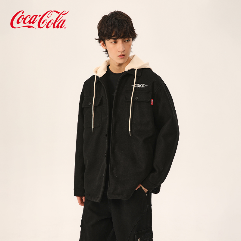Coca-Cola/可口可乐工装棉服外套