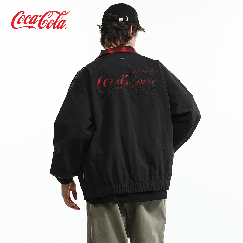 Coca-Cola/可口可乐立领外套夹克