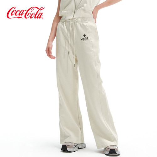 Coca-Cola可口可乐纯色休闲裤
