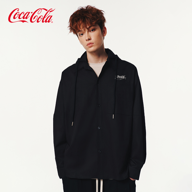 Coca-Cola/可口可乐长袖外套衬衫