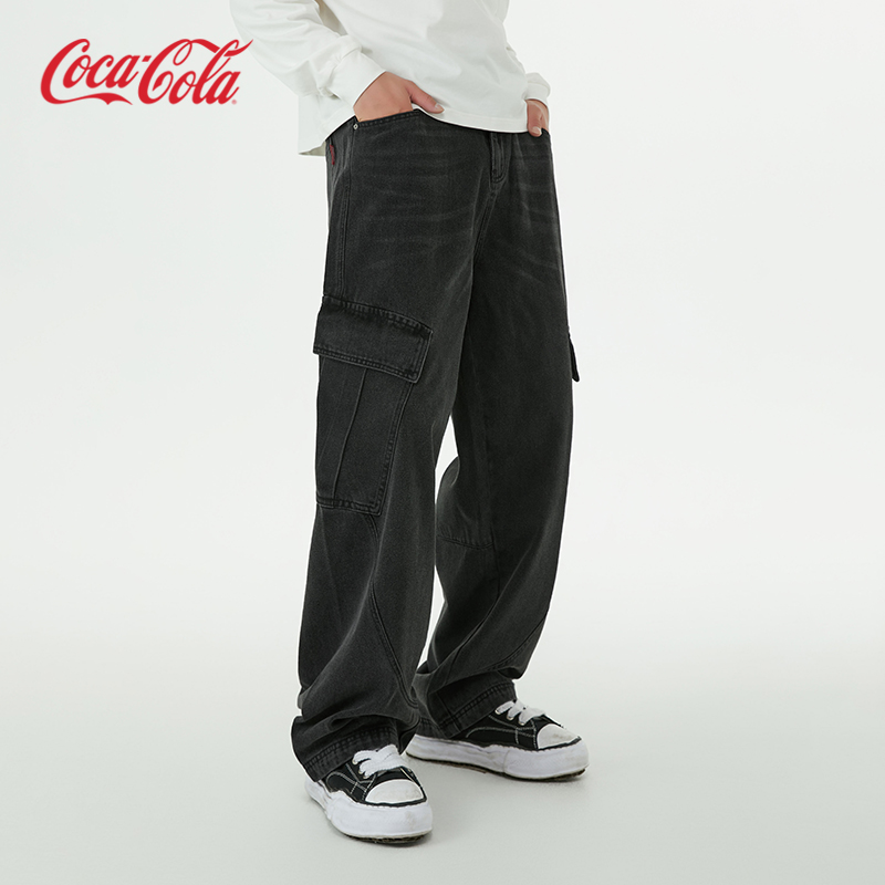 Coca－Cola可口可乐工装牛仔裤