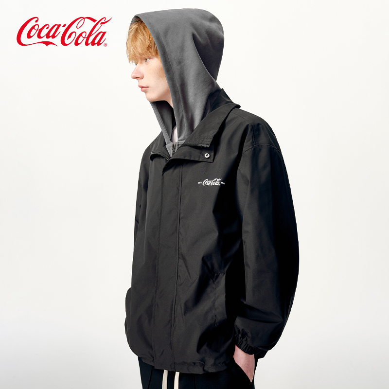 Coca-Cola/可口可乐假两件夹克