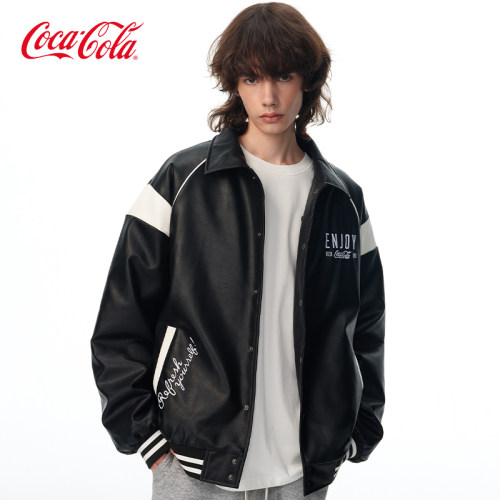 Coca-Cola/可口可乐pu皮棉服