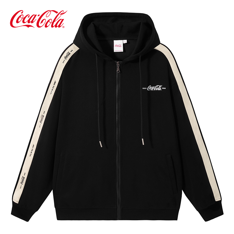 Coca-Cola/可口可乐连帽开衫卫衣