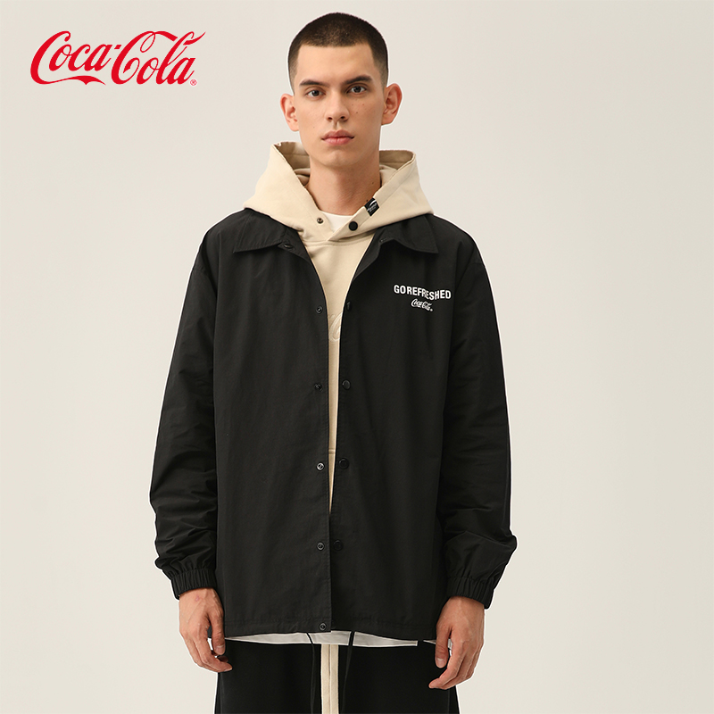 Coca-Cola/可口可乐翻领工装夹克
