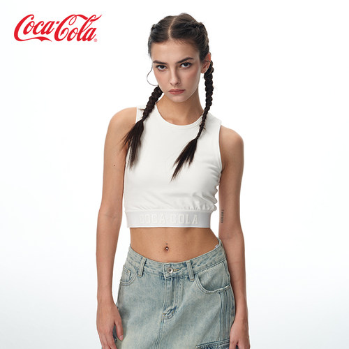 Coca-Cola/可口可乐纯色简约背心