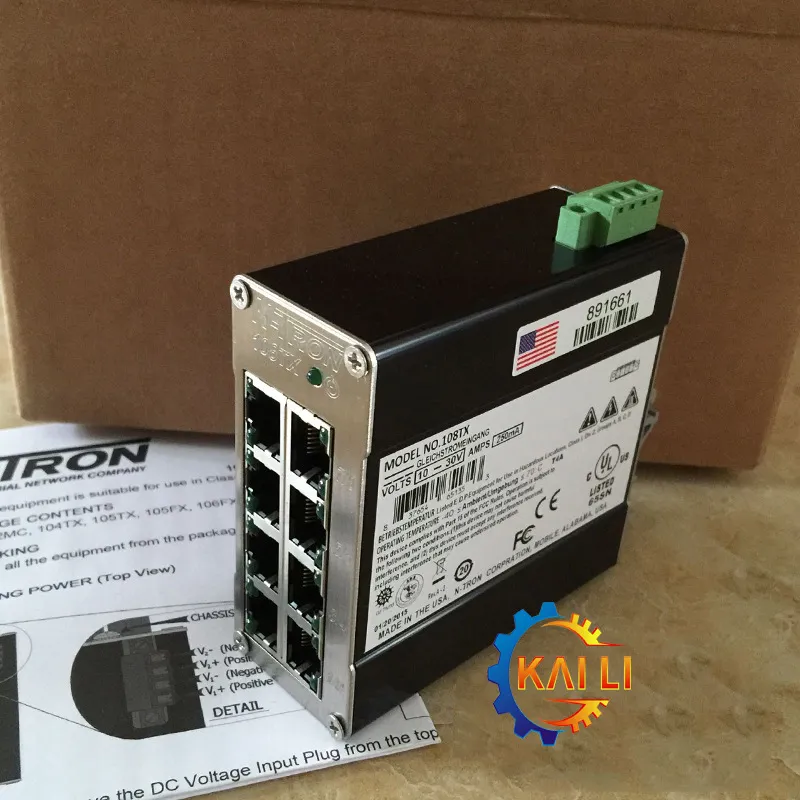 仪价原装 306FX2-N-SC美国恩畅N-TRON交换机  8口 现货供应现货