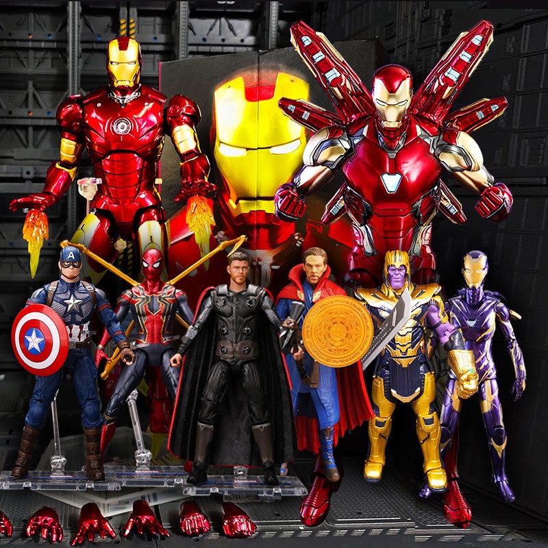 中动正版漫威手办钢铁蜘