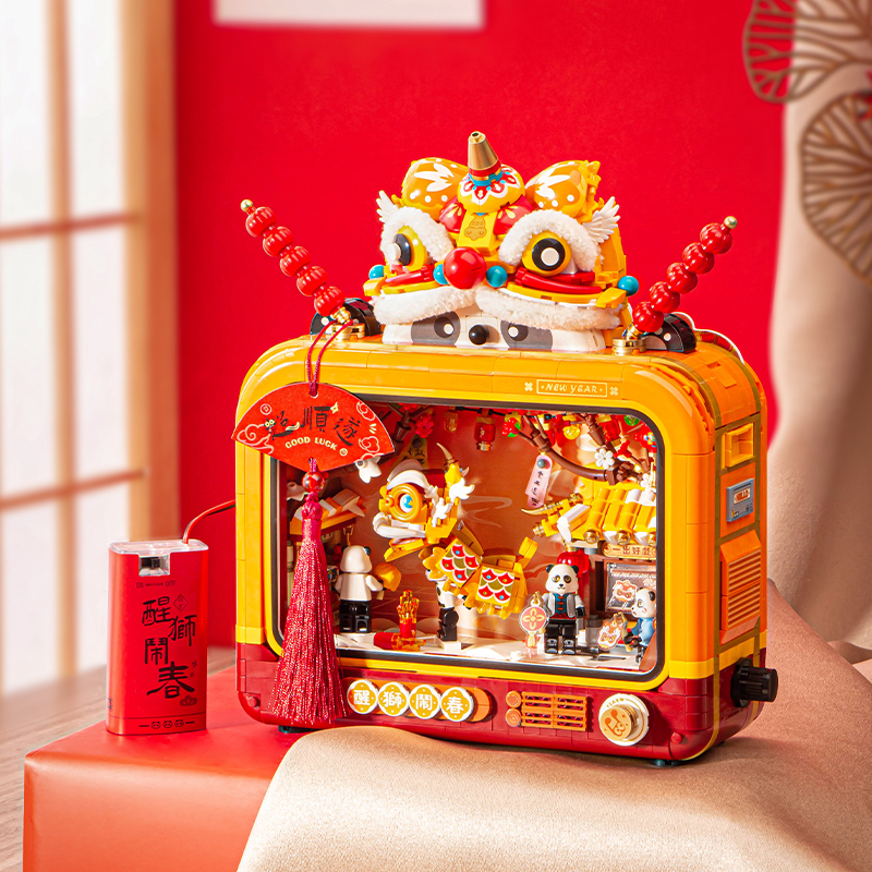 LOZ小颗粒积木皮影戏电