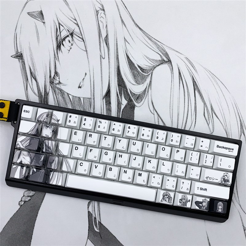 龙女队02键帽动漫蕾塞雪女rinko适配wooting美加狮EZ63键盘