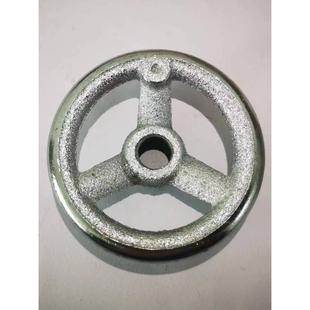 铸铁手轮圆形旋转手柄带丝手轮内螺纹手轮m14m16内丝孔手轮铁轮