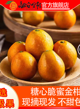 广西融安脆蜜金桔正宗脆蜜金柑当季水果纯甜第三代大金桔5A级果王