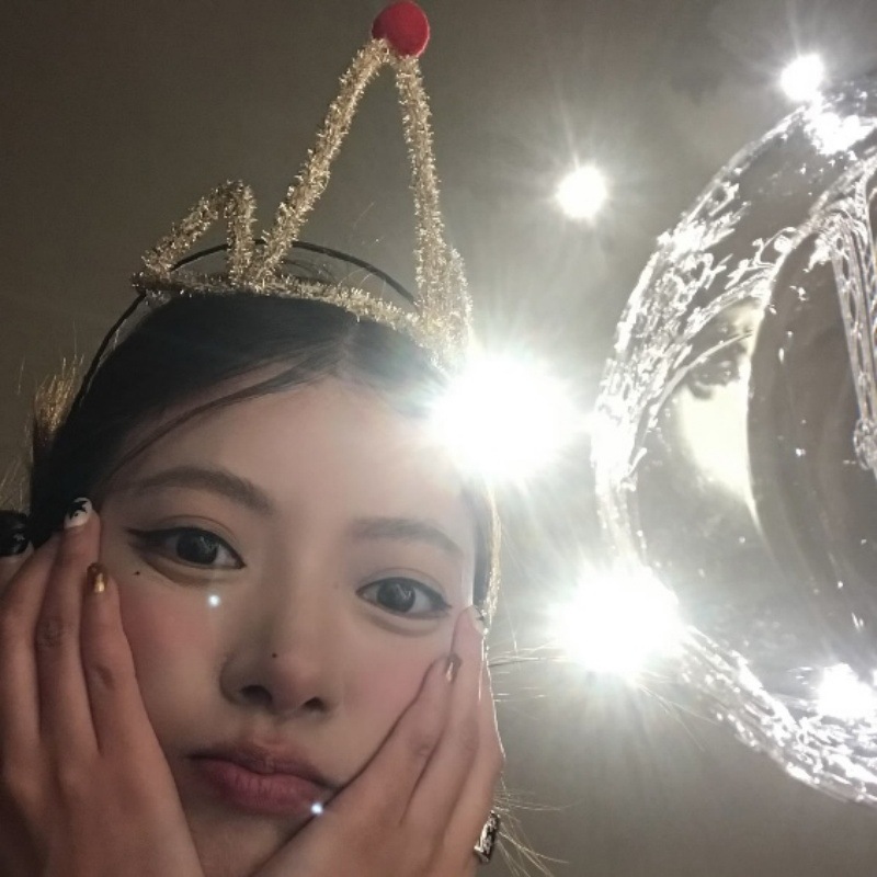 生日金色皇冠发箍金葱头箍韩风ins心可爱纯手工网红儿童宝宝