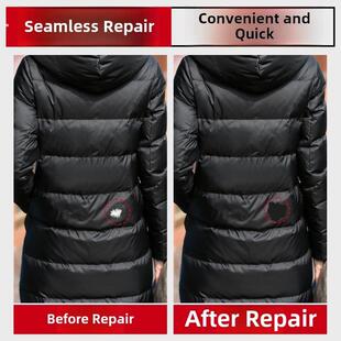 羽绒服布贴片服装贴片不干胶无缝无痕修补贴片防水破洞贴片纯色布