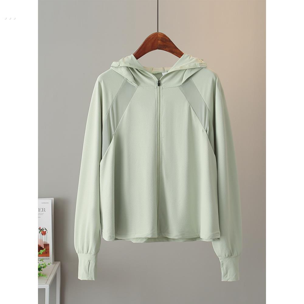 加码加码冰丝女士防晒服2024新薄夏季100公斤防紫外线防晒服