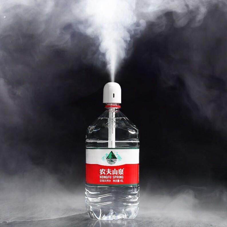 加湿器小型简易家用静音卧室空气车载桶装水1升矿泉水瓶加湿棒