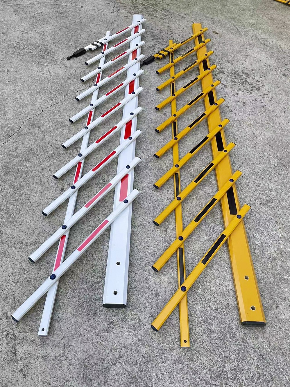 停车场道闸栅栏杆 小区挡车杆红白色栅栏门道闸升降杆起落杆栅栏