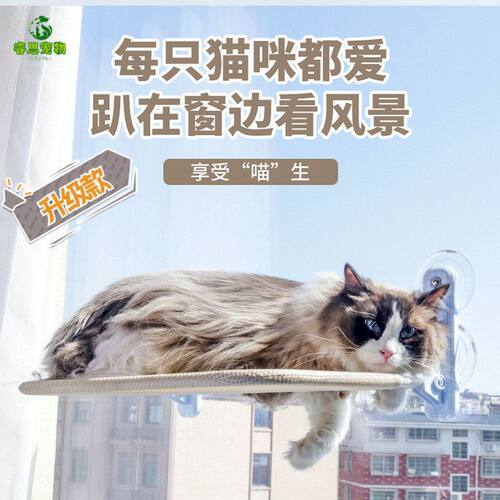 猫咪吸盘式窝窗户猫用品猫床通用