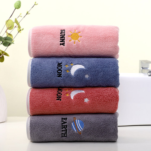 1/2/3条毛巾柔软不掉毛家用男女儿童洗脸巾吸水幼儿园童巾