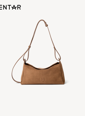 OMENTAR欧蒙特笑脸奶砖包女小众秋冬斜挎手提通勤包包