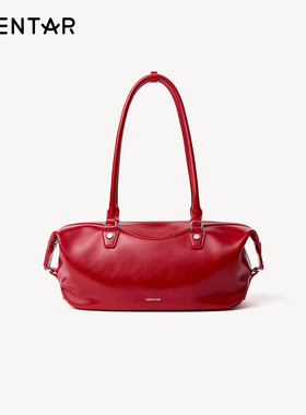 OMENTAR欧蒙特小丑腋下包秋冬新款女小众真皮通勤手提单肩法棍包