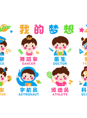 我的梦想幼儿园环创神器