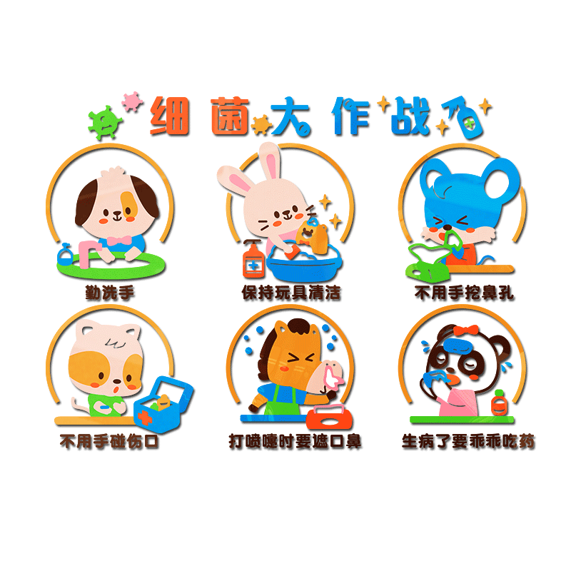 幼儿园卫生保健室文化墙