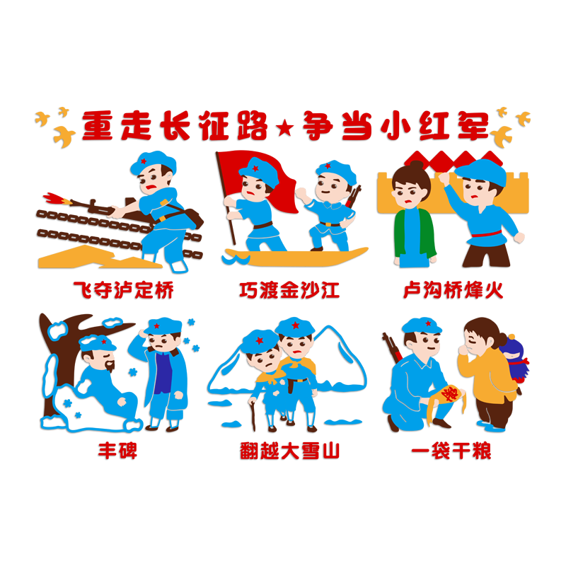 红色爱国环创主题文化墙