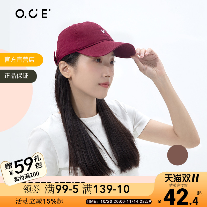 OCEC标棒球鸭舌帽男女通用四季