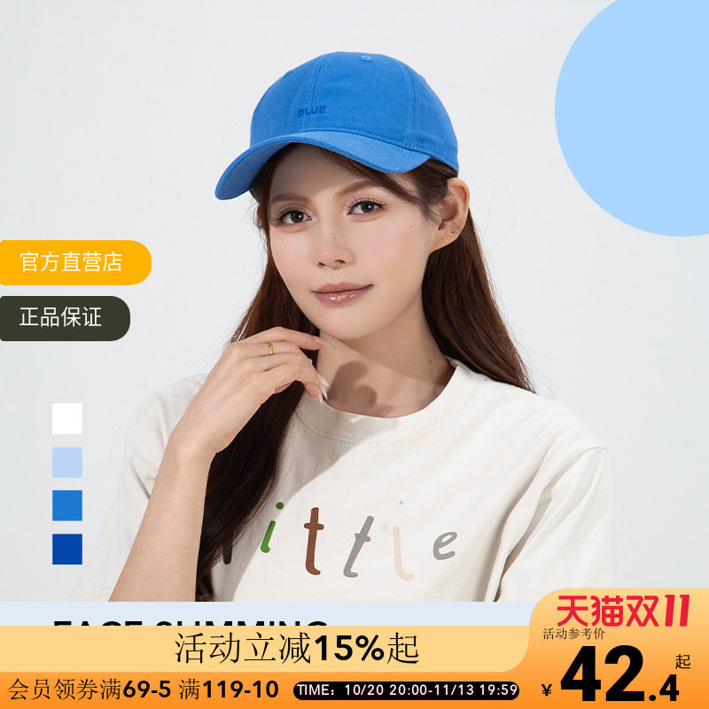 OCE字母刺绣棒球帽软顶鸭舌帽男女百搭显脸小遮阳夏季休闲帽子